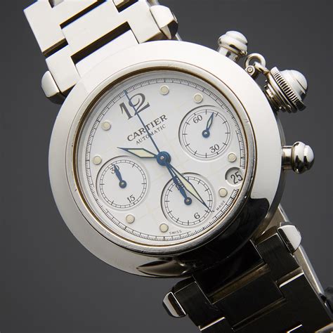 cartier pasha c chronograph|cartier chronograph automatic.